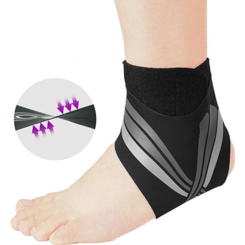 Fitness Sport Ankle Support Elastic Compression Ankle Protection Foot Guard Brace Strap Outdoor Activities Running Basketball