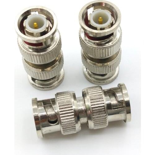 5pcs BNC ADAPTER BNC Male to Male Adapter Connectors RG59 Coaxial Coupler for CCTV Camera