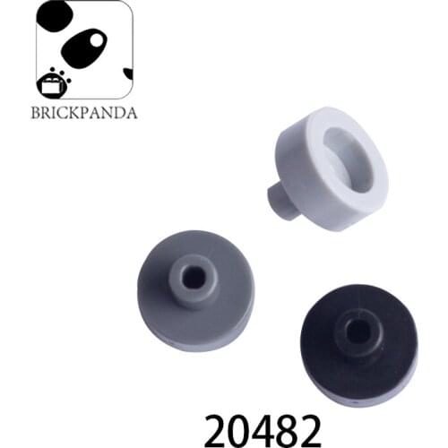 MOC Accessories Series Compatible 20482 1x1 Top Hollow Column Circular Plate City Parts Building Blocks Education Toys Accessory