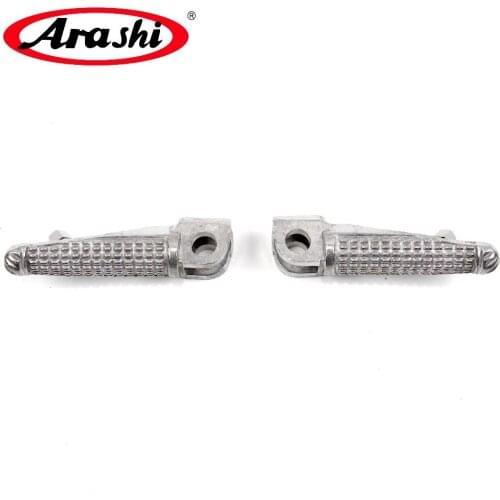ARASHI Motorcycle Front Foot Pegs Footrests Pedals For Kawasaki Ninja ZX-6R 1998 - 2013 ZX6R ZX 6R Brackets 1999 2000 2001 2002