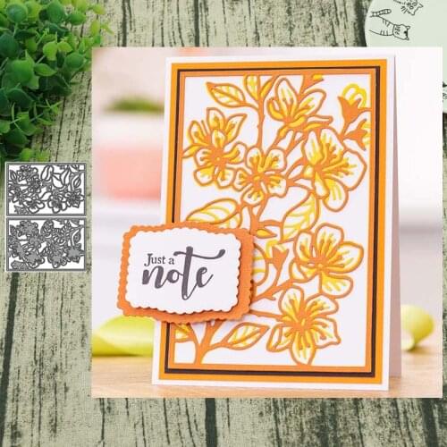 Plum Overlap METAL CUTTING DIES Stencil Scrapbooking Photo Album Card Paper Embossing Craft DIY