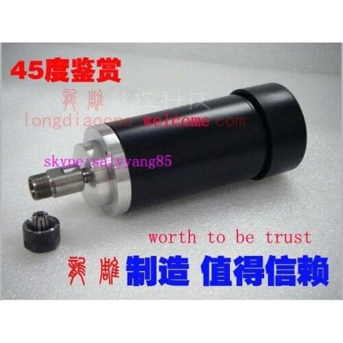 400w machine tool spindle /air-cooling DC24-52V /Carving, drilling, milling/polish/punching 12000RPM speed universal