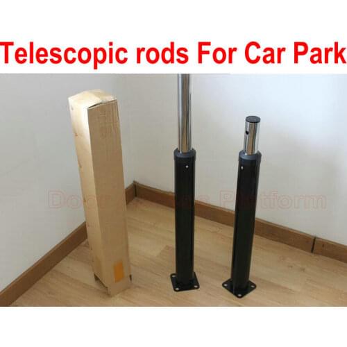 Telescopic rods Pole For Car Barrier Gates System, Insallation Bracket Pole For Boom Barrier Gate Opener,Door access control