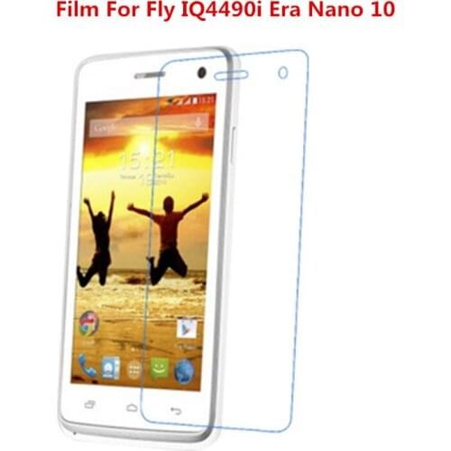 1/2/5/10 Pcs Ultra Thin Clear HD LCD Screen Protector Film With Cleaning Cloth Film For Fly IQ4490i Era Nano 10