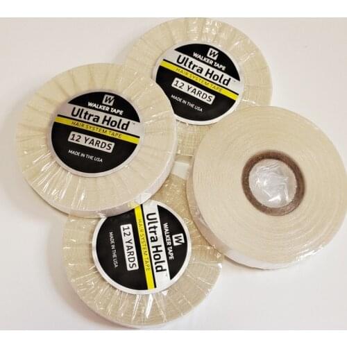 12Yards White Ultra Hold Hair Extensions Double-Sided Adhesives Tape For Hair Extensions/Toupee/Lace Wigs