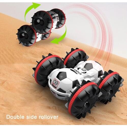 360 Double Sided RC Car Radio Induction Music Light Twists High Speed Stunt Remote Control off Road Drift Vehicle Car Model