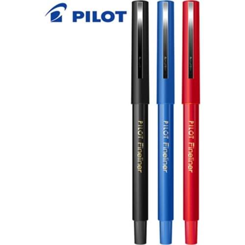 9 Pieces Pilot Fineliner Sign Pen 0.4MM Signature Gel Pen SW-PPF Blue/Black/Red for Office School