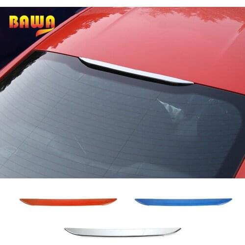 BAWA ABS Car High Position Brake Light Strip Decoration Cover Trim Exterior Stickers for Ford Mustang 2015 Up Car Styling