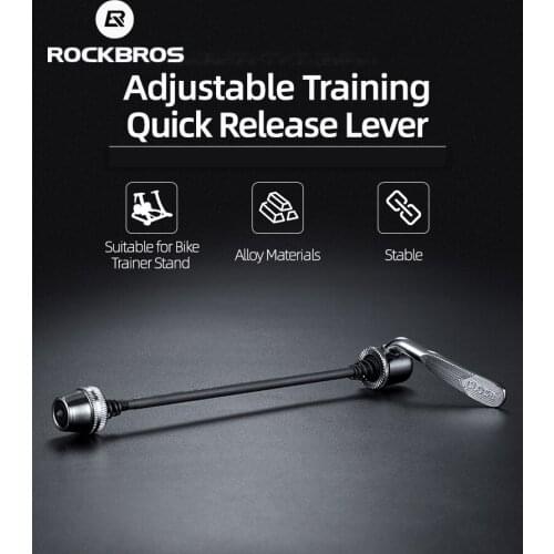 ROCKBROS Bike Quick Release Rear Axle Structure For Ultra-light Alloy Axis Bike Trainer Stand QR MTB Road Bike Wheel Hub Skewers