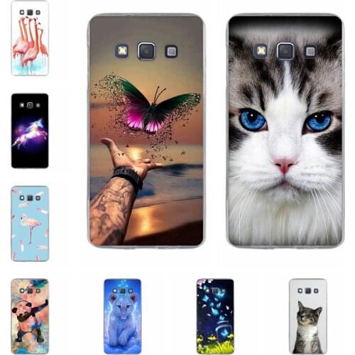 For Samsung Galaxy A7 2018 A750 / A3 A300F Case Silicone Cover For Samsung 2 Core J260 Funda Animal For Samsung j1 2016 Bumper
