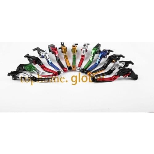 Black CNC Folding&Extending Brake Clutch Levers For Kawasaki ZX6R/636 2007-2014 2008 2009 2010 2011 2012 2013