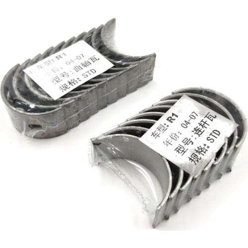 For YAMAHA YZF-R1 YZF R1 2004-2007 05 06 Motorcycle 1 sets STD Piston bearing Connecting rod tile & crankshaft tile / Shell