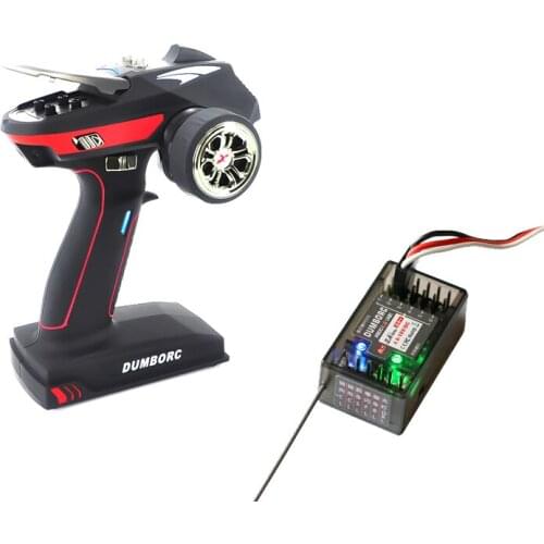 DumboRC X6A X6B 2.4G 6CH Transmitter with X6FG Receiver for JJRC Q65 MN90 1/10 1/8 Crawler TRX4 Axial SCX10 D90 RC Car Boat