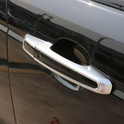 Door Handles Protective Cover Frame Trim Stickers For Evoque 4 Doors Exterior Chrome Accessories