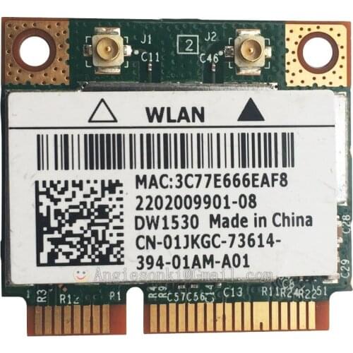 Dual Band WIRELESS-N WIFI CARD BCM943228HM4L / BCM43228 / DW1530 1JKGC Mini PCI-E for Dell E6520 E5520 1457 1458 E5420