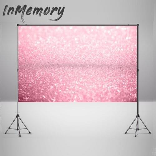 Photography Background Shiny Pink Glitter Bokeh Party Wedding Child Birthday Portrait Photo Backdrop Photocall Photo Studio