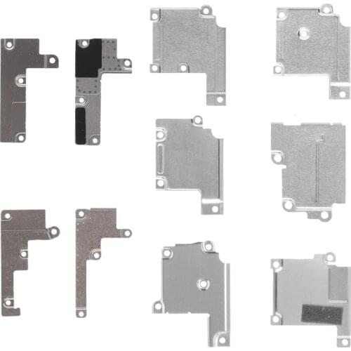 1pcs LCD Display Screen Flex Cable For iPhone 5 5S 6 6S 7 8 Plus X Spacer Clip Holder Metal Plate Bracket Cover