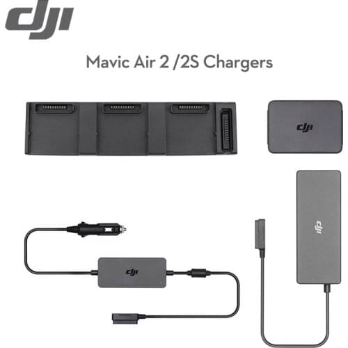 DJI Mavic Air 2/AIR 2S Intelligent Flight Battery Car Charging Hub Batteries Charge Power Bank Adapter Parts
