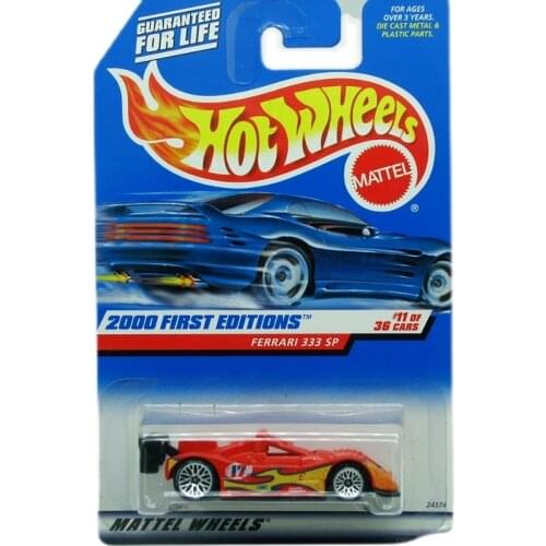 Hotwheels 1/64 Ferrari 333 SP Diecast Collection of Simulation Alloy Car Model Children Toys