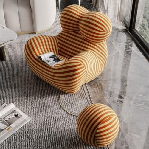 Nordic single person sofa chairs, lounge chairs, ball chairs and sofas