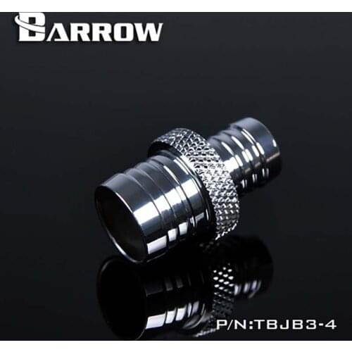 Barrow pc water cooling fitting soft tube pipe 3/8"to1/2" connector Adapter Black/Silver/White water cooler heatsink TBJB3-4