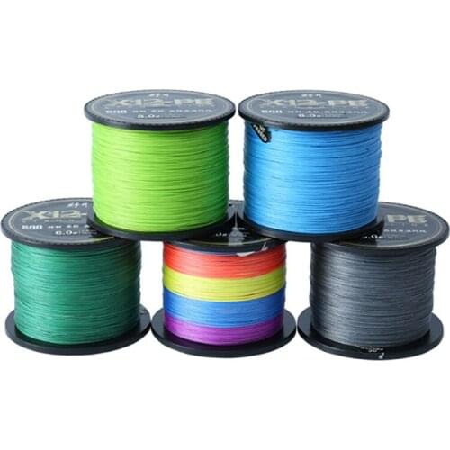 PE Super Toughness 12 Strands High Density Braided Fishing Line 500M Color Multifilament Fishing Line Saltwater Fishing Tackle
