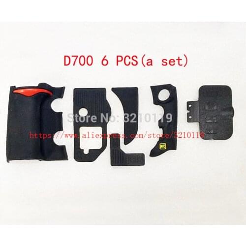 New set Grip Rubber Cover Unit For Nikon D700 USB Thumb Rubber With Adhesive Tape Body Rubber Shell Tape SLR repair part