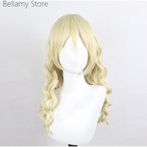 Azur Lane Leander Heat Resistant Cosplay Costume hairwear Wig+Wig Cap