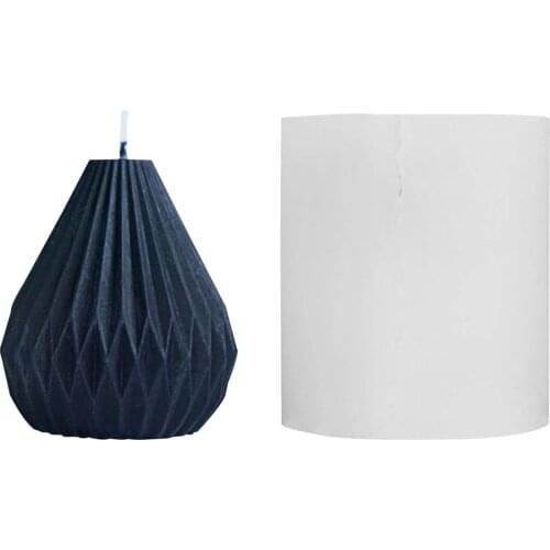 Silicone Candle Mold Pear-shaped DIY Handmade Mould Pear Shaped Candle Mould