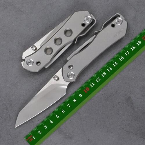 LiBing SNECX Tiger Symbol II Folding Knife M390 Blade TC4 Titanium Handle Outdoor Pocket Survive Knives Camping Hunting EDC Tool