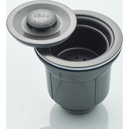 Kitchen Sink Drain Stailess Steel Sink Black Drainer Kitchen Accessories Gadgets Replacement Drainer for Vegetables