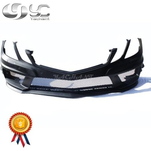 Car-Styling FRP Fiber Glass Car Bumper Front Bar Fit For 2010-2013 MB C207 W207 E Class Coupe PD Style Front Bumper