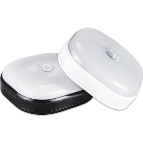 Under Cabinet Light PIR Motion Sensor Lamp Wireless Smart LED Puck Night Light For Warbrobe Closet Stair Bedroom Kitchen