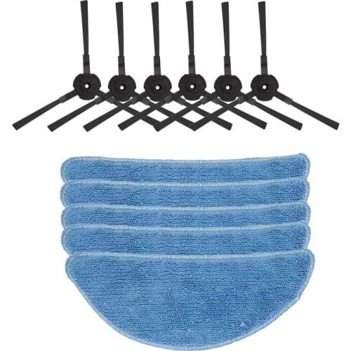 Mop Cloth Side Brush for Chuwi Ilife V5S V5 Pro X5 V3L V5 V3S V3S Pro V50 Robotic Vacuum Cleaner Parts