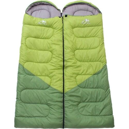 Camping Sleeping Bag Envelope Warm Sleeping Bags Blanket 4 Season Warm Waterproof For Adults Camping Equipment Outdoor Traveling