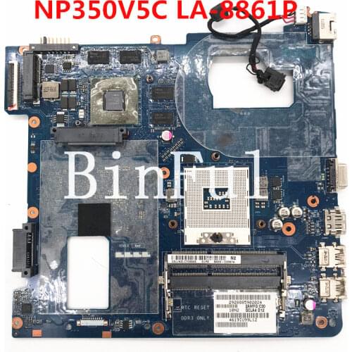 High quality For NP350 NP350V5C 350V5X laptop motherboard QCLA4 LA-8861P HM70 HD4000 HD7670M 100% full Tested