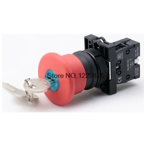 XB2-ES142 XB2-ES145 Push Button Switch Red Urgency Mushroom Button Return XB2-ES Pushbutton Switches