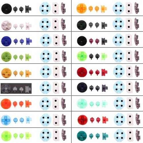 1Set Rubber Conductive Button A B D-pad Silicone Start Select Keypad & DIY Buttons Set For Gameboy Classic GB Repair Parts