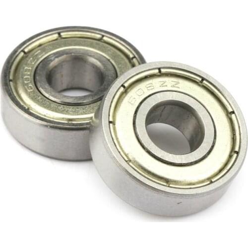 10pcs 8x22x7mm Double Shielded Miniature High-carbon Steel Single Row 608ZZ ABEC-7 Deep Groove Ball Bearing