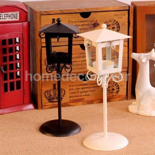White Street Lamp Post Wedding Table Centrepiece Candle Tea Light Holder DIY