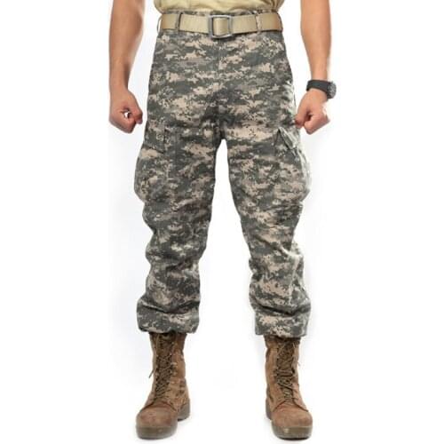 Tactical Camouflage Men Pants Military ACU Army Outdoor Military Combat Trousers Clothes Suit Autumn and winter Mens pants