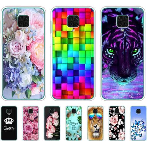 For Xiaomi Redmi Note 9 pro Case back Bumper fashion Printing Soft Silicone Phone Cover for Redmi Note 9 Pro Cases