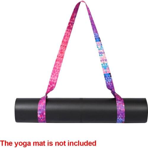 Yoga Mat Strap Elastic Adjustable Sports Sling Shoulder Carry Belt Mat Stretching Strap Workout Exercise Stretch Fitness Belt