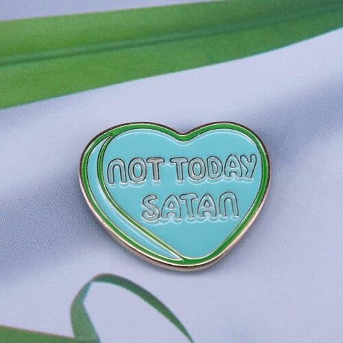 Blue Candy Heart Art enamel pin