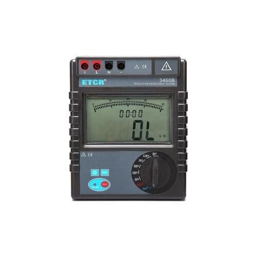 ETCR3460B 5000V,0.1Mohm - 400Gohm ,AC/DC0V-750V high performance hv insulation resistance tester