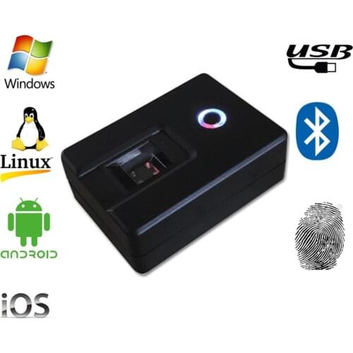 HFSECURITY Digital Smart Bluetooth-compatible Fingerprint Reader Support Windows Android IOS Linux 5V USB Fingerprint Scanner