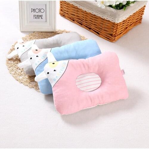 Cotton Cute Newborn Pillow Baby Room Nursing Pillows Kids Anti-eccentric Head Shaping Pillow