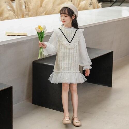 Childrens Sets Boutique Kids Clothing Spring Autumn Teen Girl Shirt + Dress Set Kids Clothes Suit Girls Christmas Outfit 3-14Y