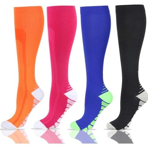 Compression Socks Women Men Marathons Circulation Athletic Edema Varicose Veins Travel Running Sports Stockings Dropshipping