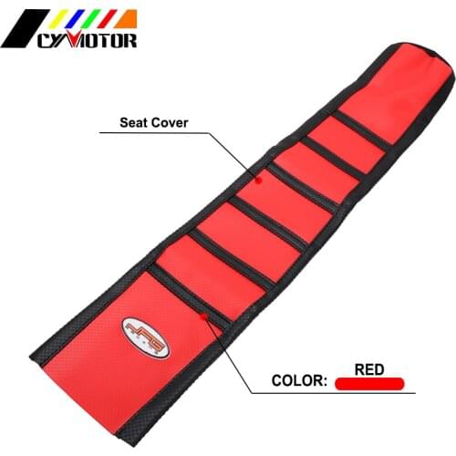 Motorcycle Leather Gripper Soft Seat Cover For HONDA CRF450X CRF 450X 2005 2006 2007 2008 2009 2010 2011 2012 2013 2014 2015 16